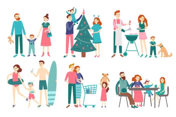 Download Flat Family People - Family Collection