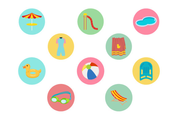 Download Swimming Pool Icon Bundle - Swimming pool Collection