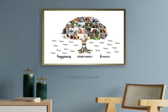 Download Family Tree Photo Collage Canva Template - Family Collection