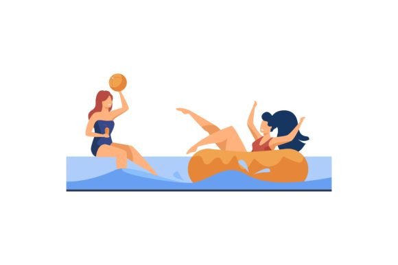 Download Happy People Enjoying Swimming Pool Part - Swimming pool Collection